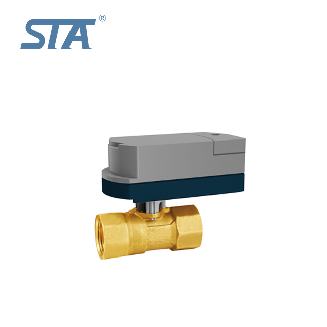 STA.1500 yuhuan china suppliers 2-port brass motorized valve