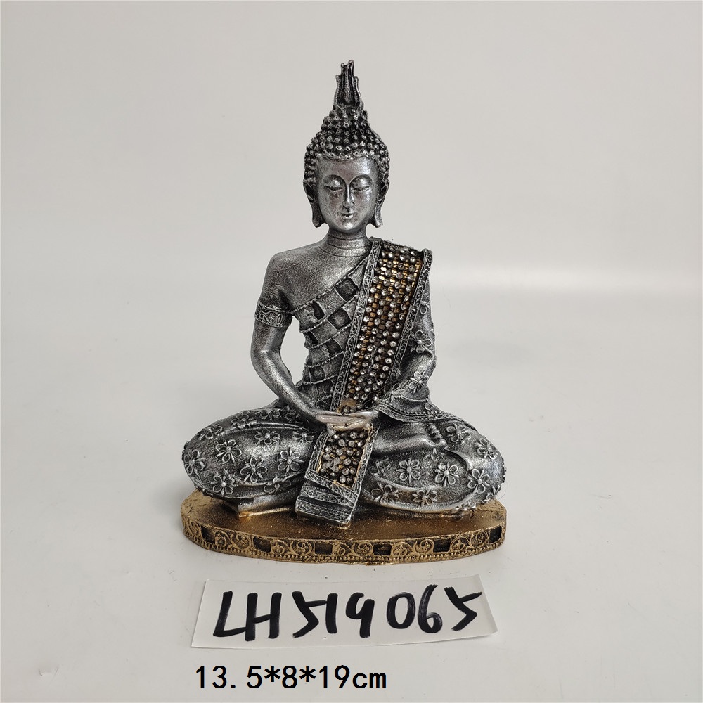 Polyresin buddha home decoration zen garden