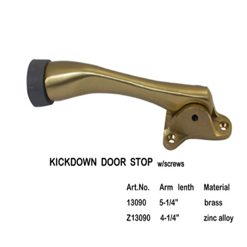 Zinc Alloy Closer Exterior Rubber Door Stopper Kickdown Door