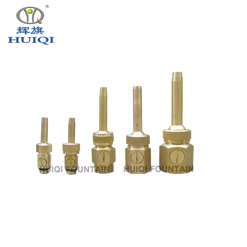 Huiqi universal direct shooting rockery pool fountain landscape fountain full set of adjustable DC nozzle thickened full copper stainless steel