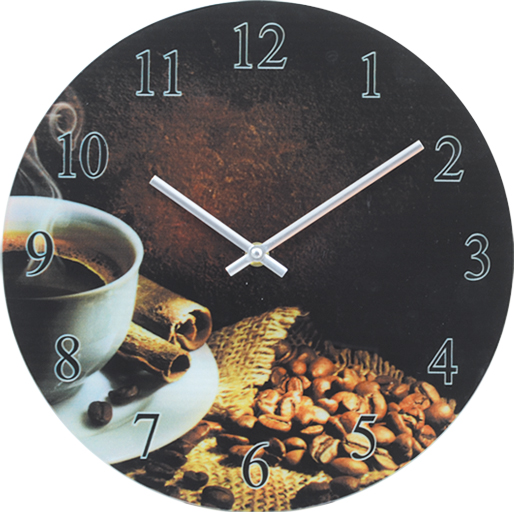 Living room decoration promotional modern glass wall clock or wall clock home decoration
