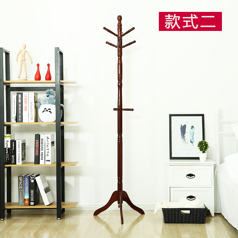 Coat hanger vertical floor coat rack