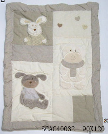 patchwork baby quilt