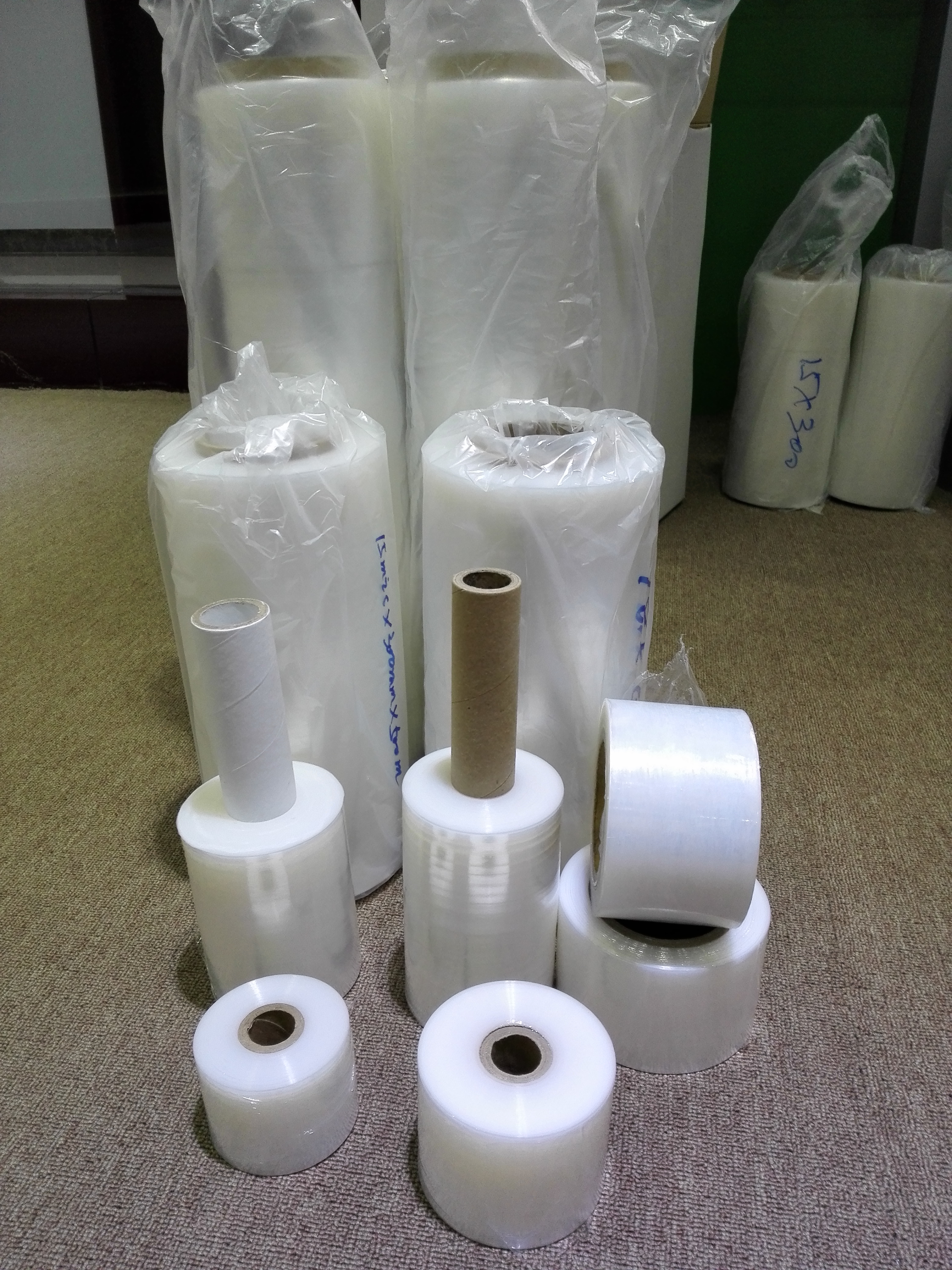 LLDPE stretch film, stretch wrap, pallet wrapping film