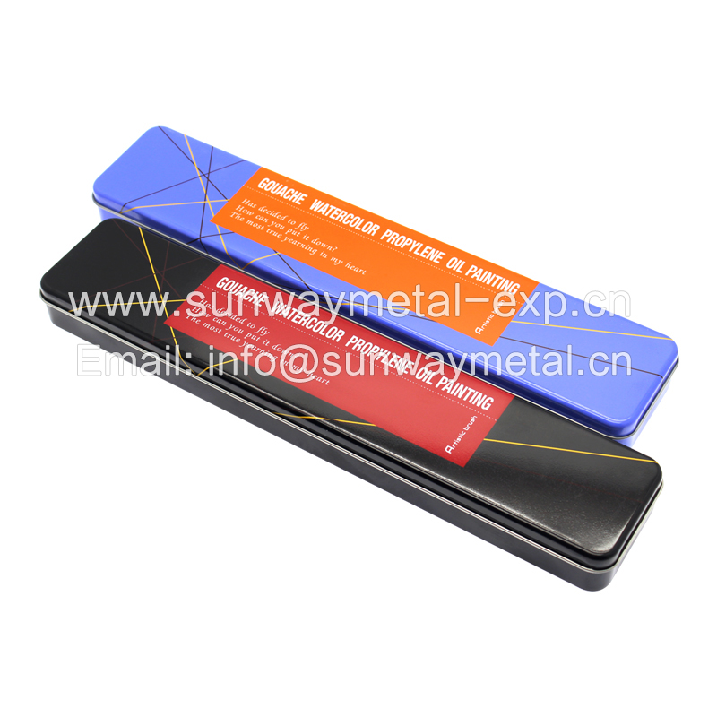 Rectangle pencil case with single layer