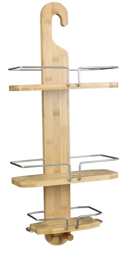 Bathroom three tier shelves