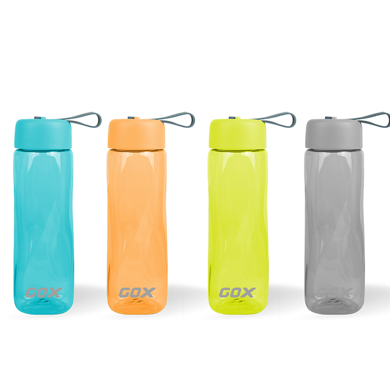 GOX Tritan Water Bottle With Carry Loop BPA free For Fitness, Outdoor Enthusiasts