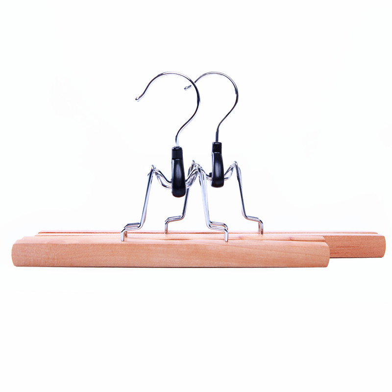 Wholesale Lotus wooden skirt hanger