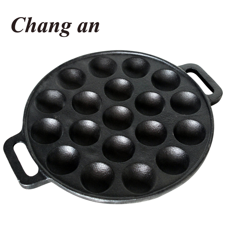 Cast iron poffertje pan 19 mold