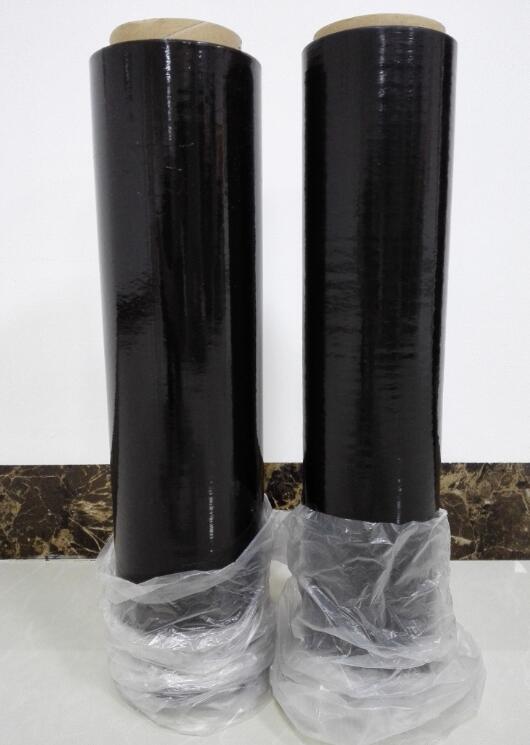 black LLDPE stretch film, stretch wrap, pallet wrapping film