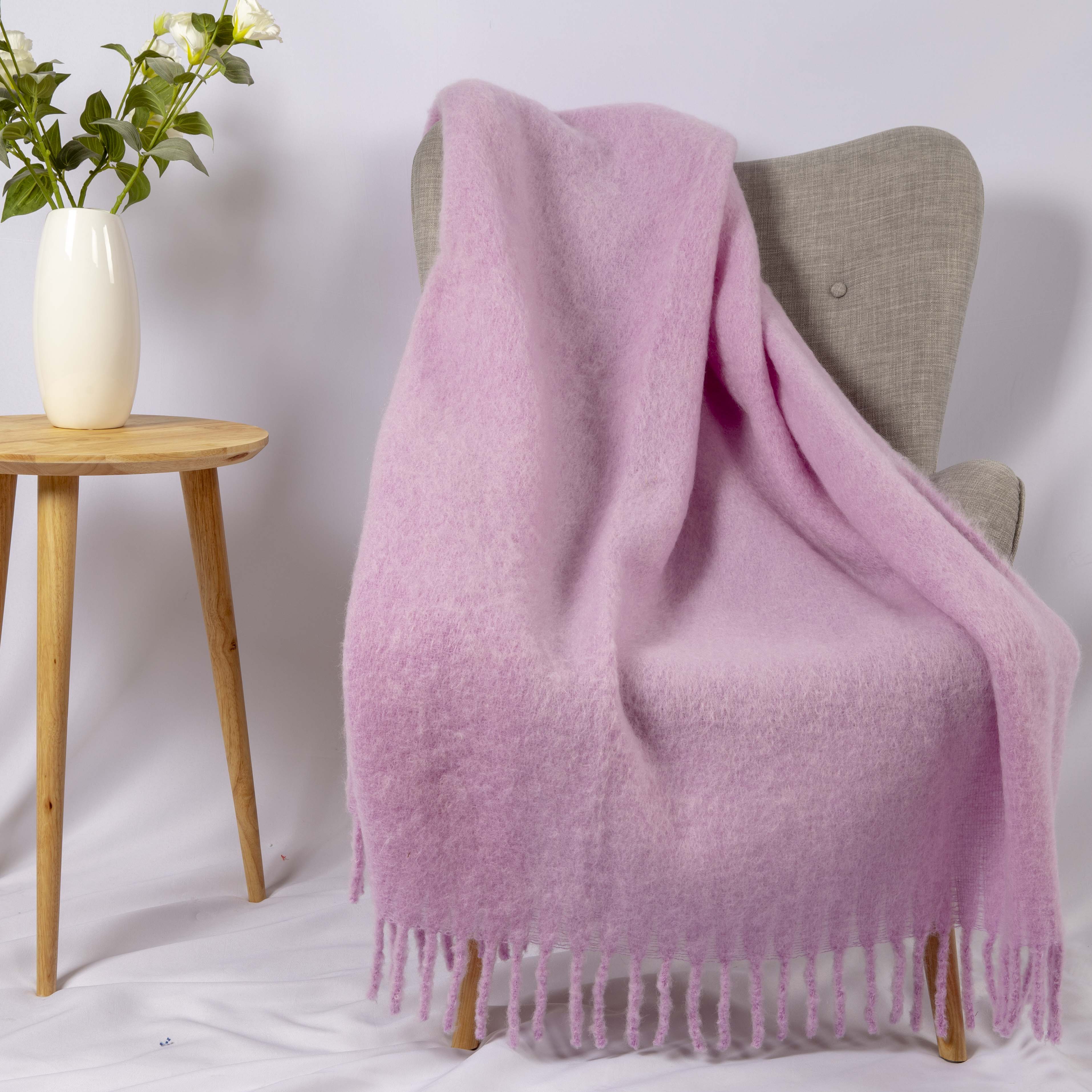 Mohair throw