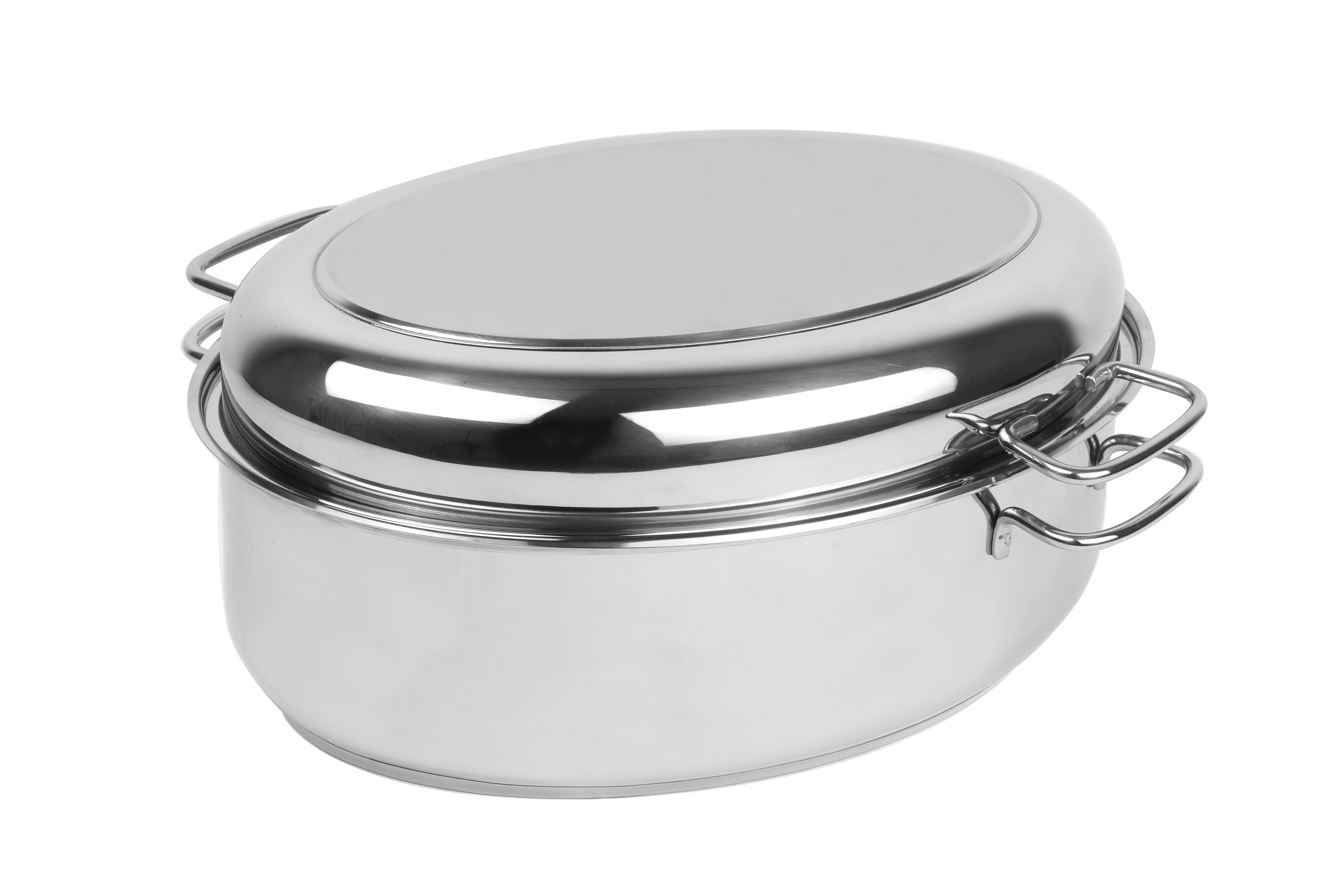 Stainless Steel Roasting Pan with A Wire Rack