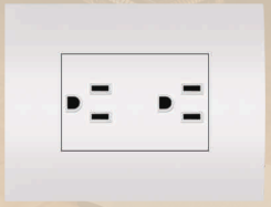 doubel 2P+T SOCKET