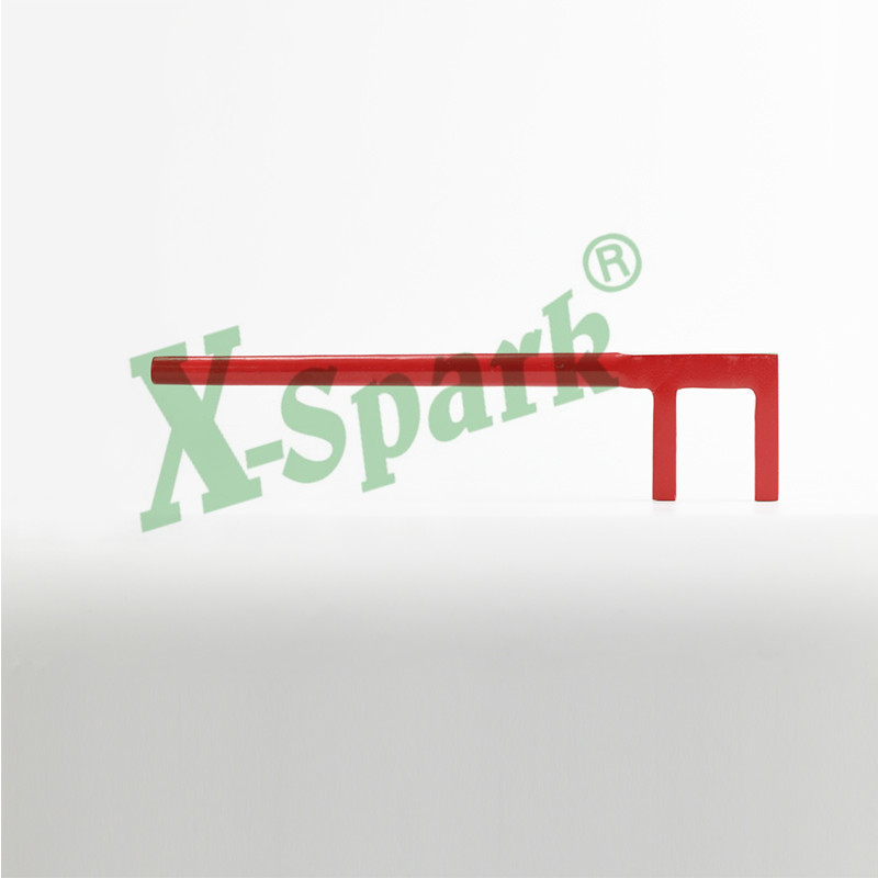 Non sparking valve handle