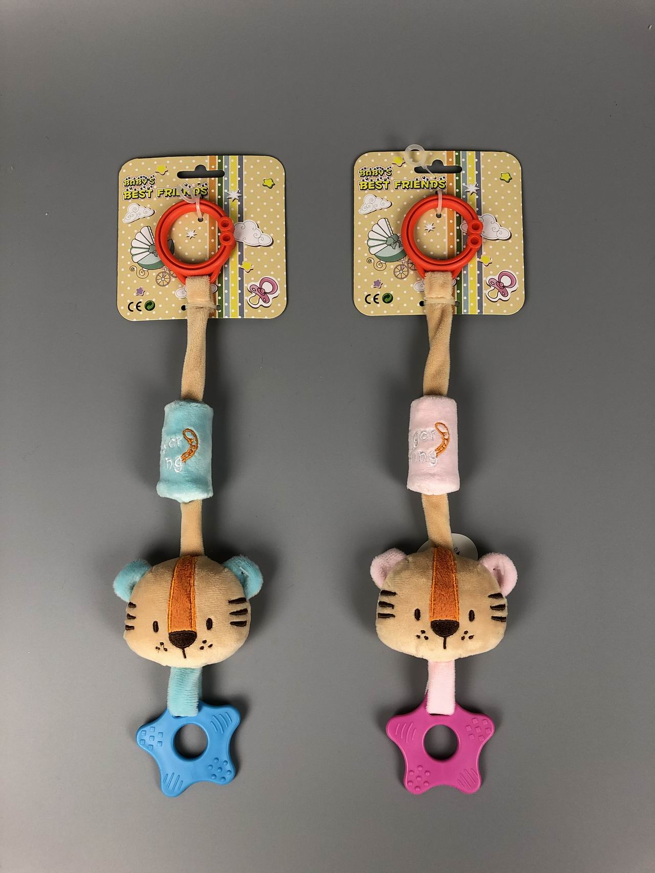 Pram rattle, baby tiger