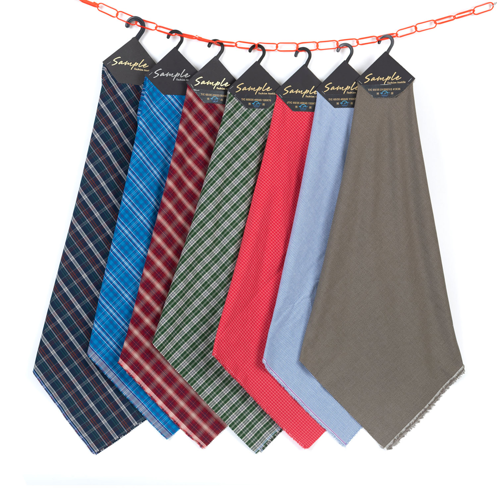 T/C yarn dyed poplin fabric