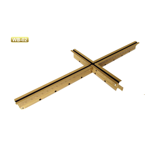 Wooden Black Line Ceiling T Grid/Ceiling T Bar