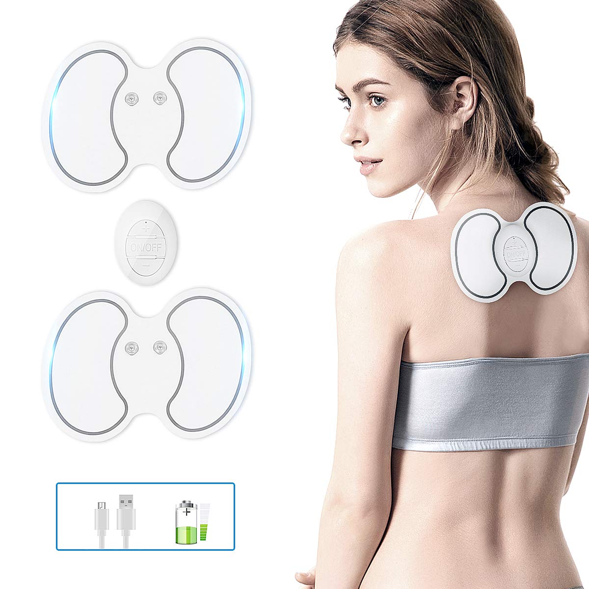 EMS Muscle Stimulator Massager Portable Tens Machine Pain Relief TENS Unit Muscle toner