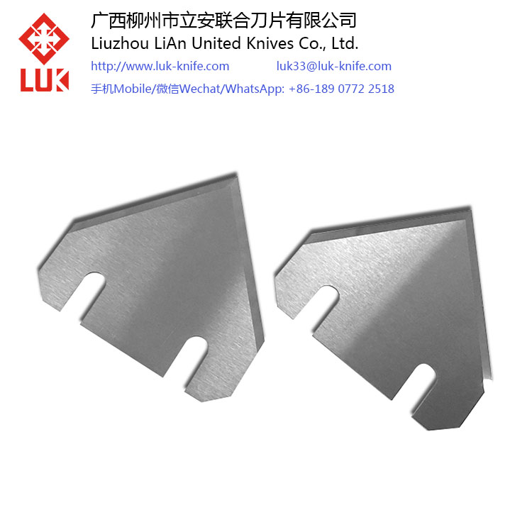 Oscillating blade flat carbide blades Tungsten carbide knife Suitable for ESKO KONGSBERG arrow shaped