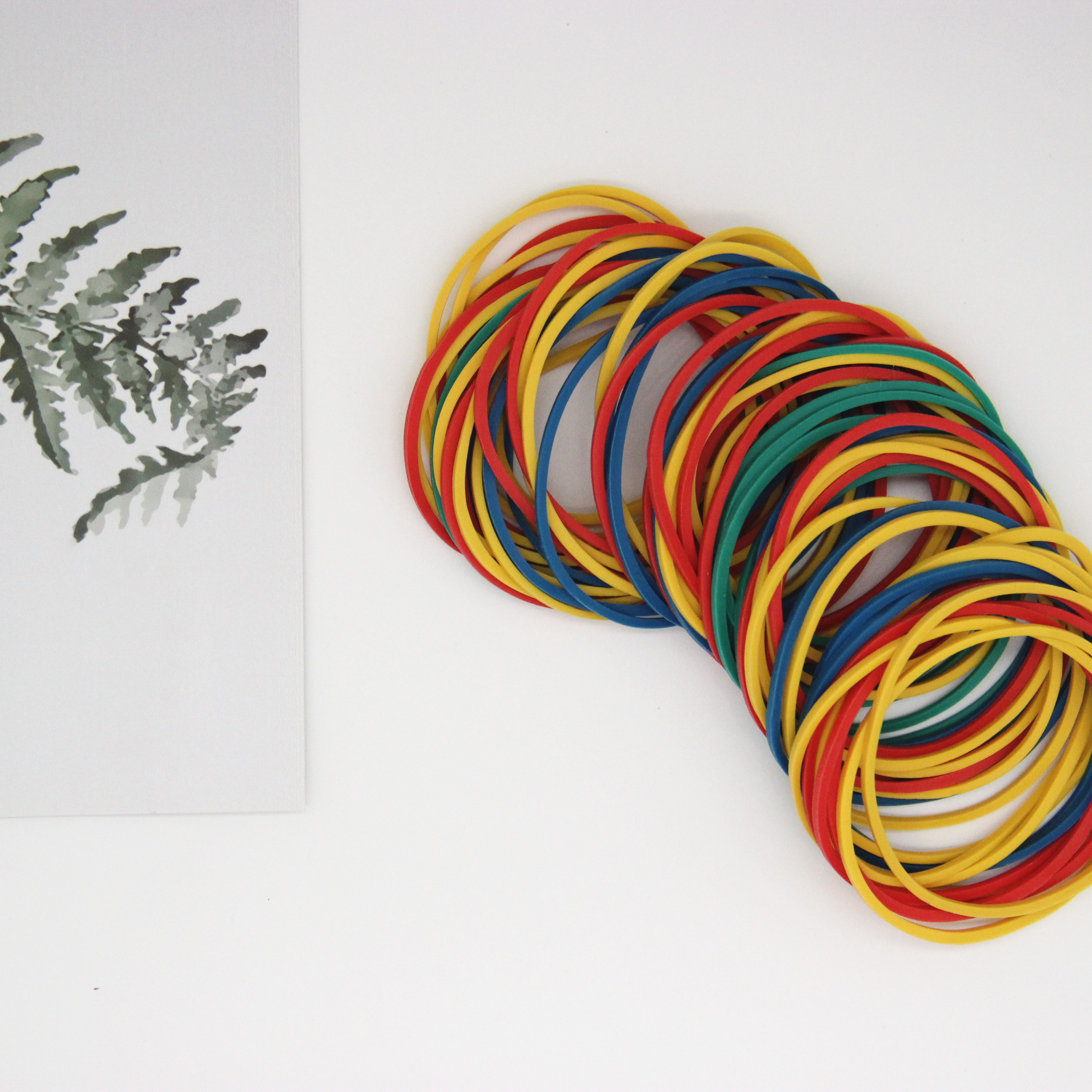 #50Assorted color rubber bands,Big rubber bands,Office supplies rubber bands,Elastic