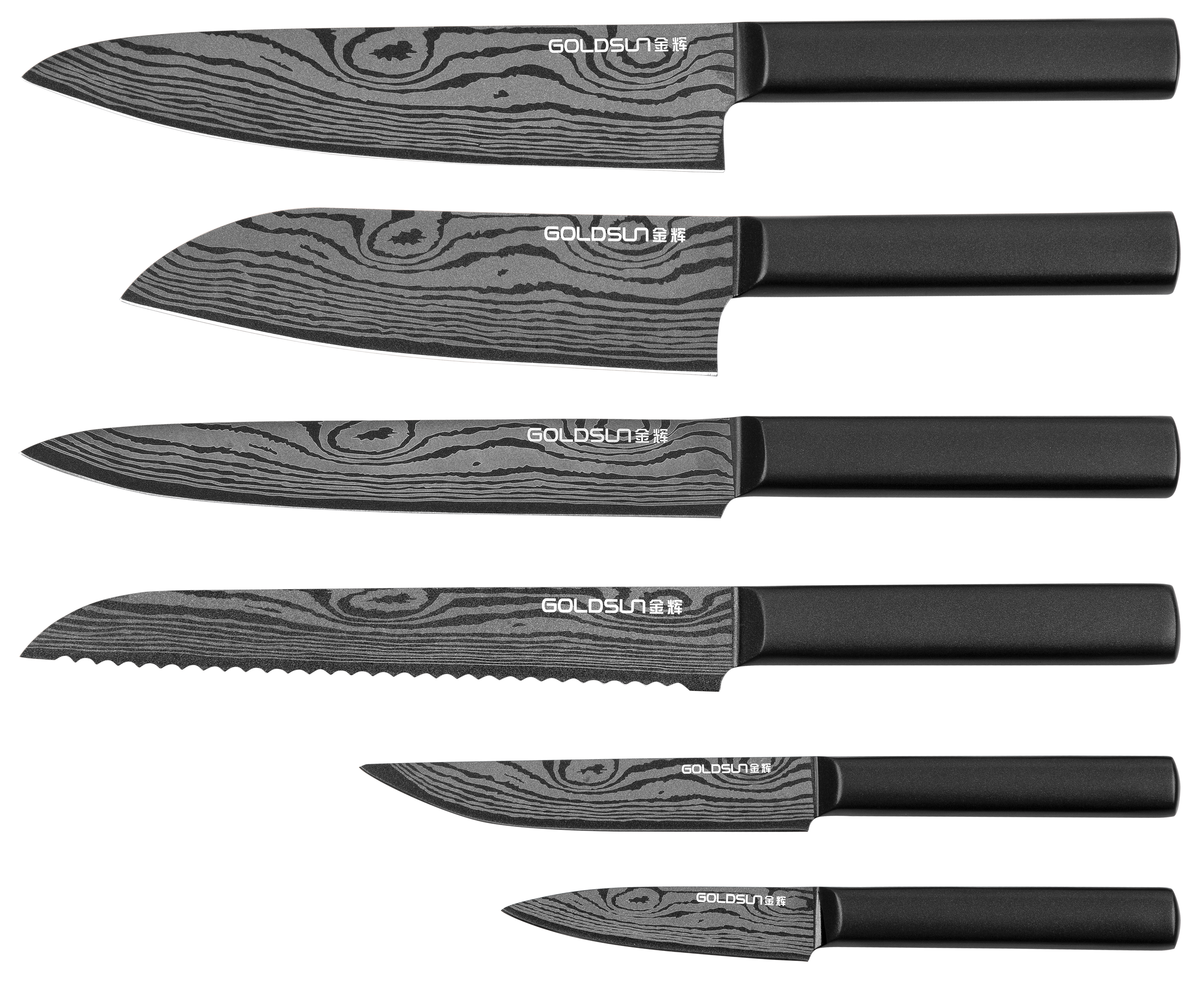 EDD hollow handle knife ：Chopper，Chinese cleaver，chef's knife, santoku knife, slicing knife, bread knife, steak knife，utility knife, paring knife