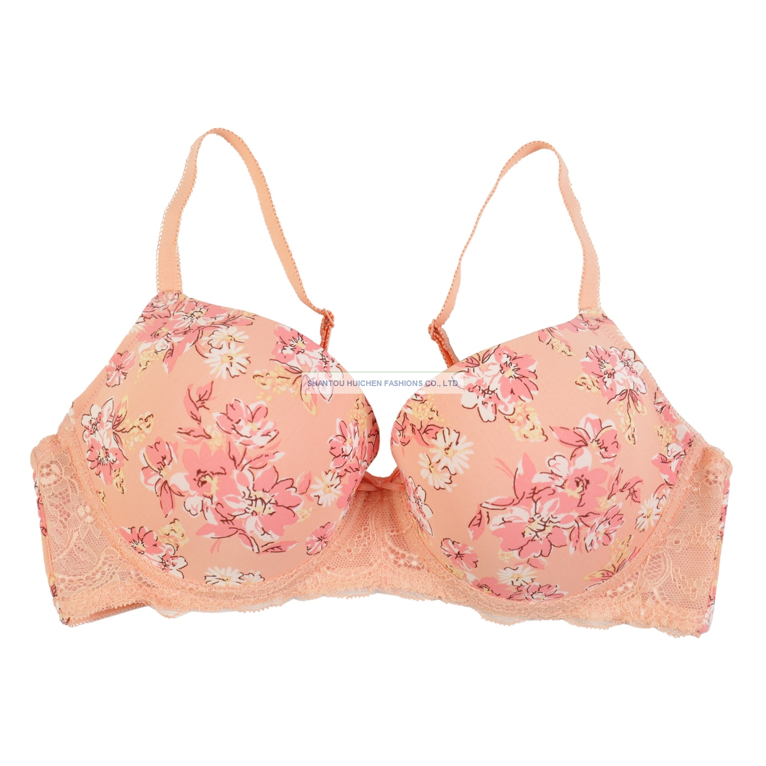Ladies fasion bra with printing