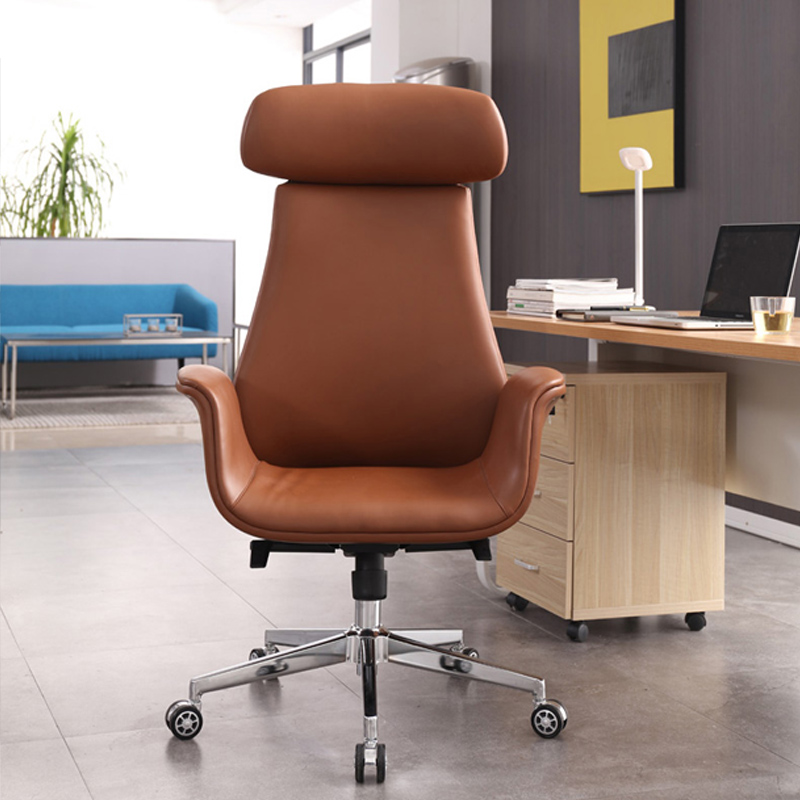 Leather chair/manager office chair with wheels