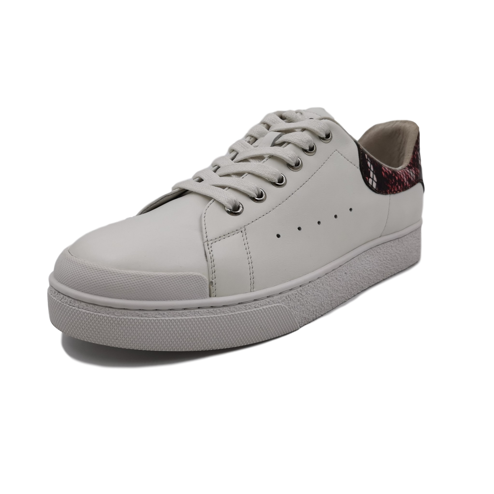 New hot leather fashion casual flat sneaker