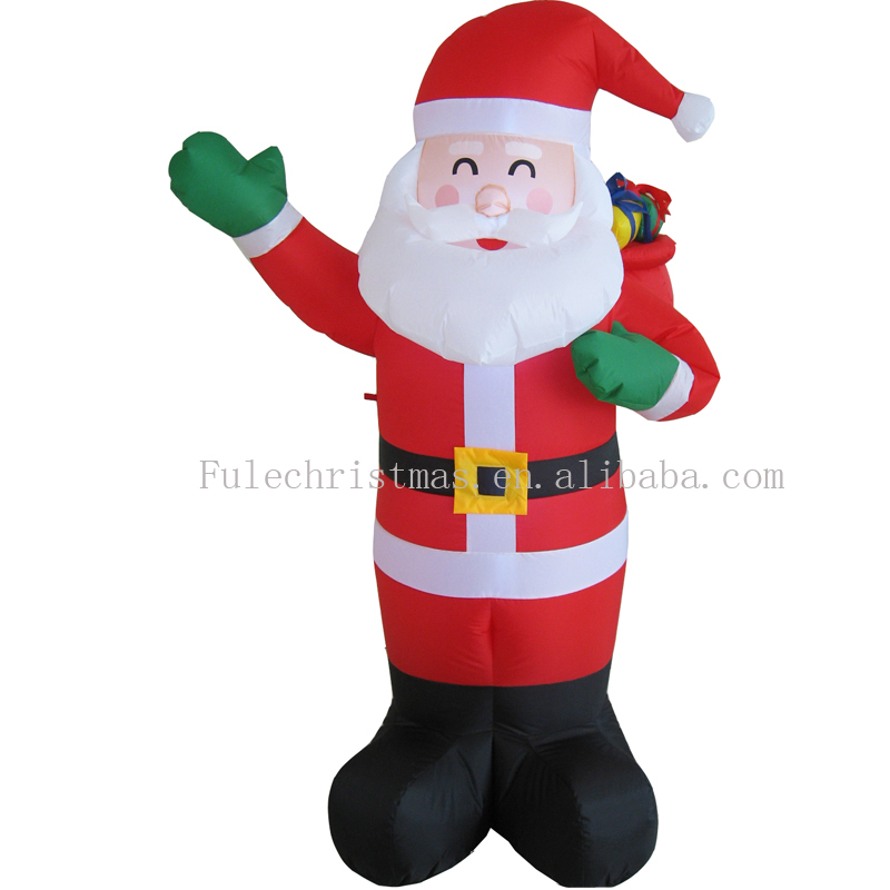 Christmas inflatable santa