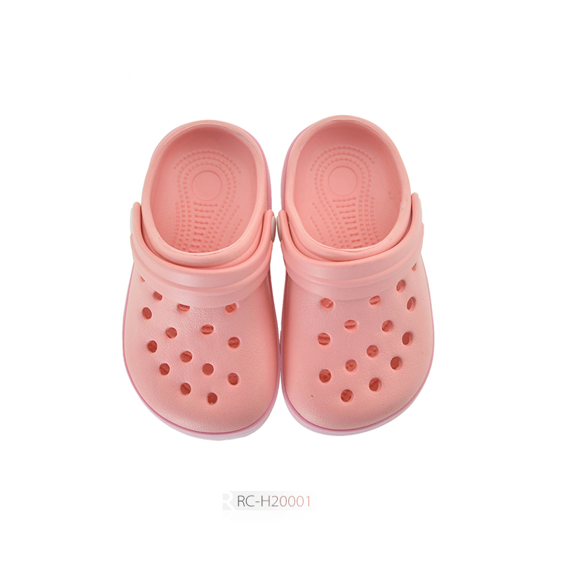 Cute Kids Cartoon Clogs Summer Beach Water Shoes Double Colors EVA Clogs For Children