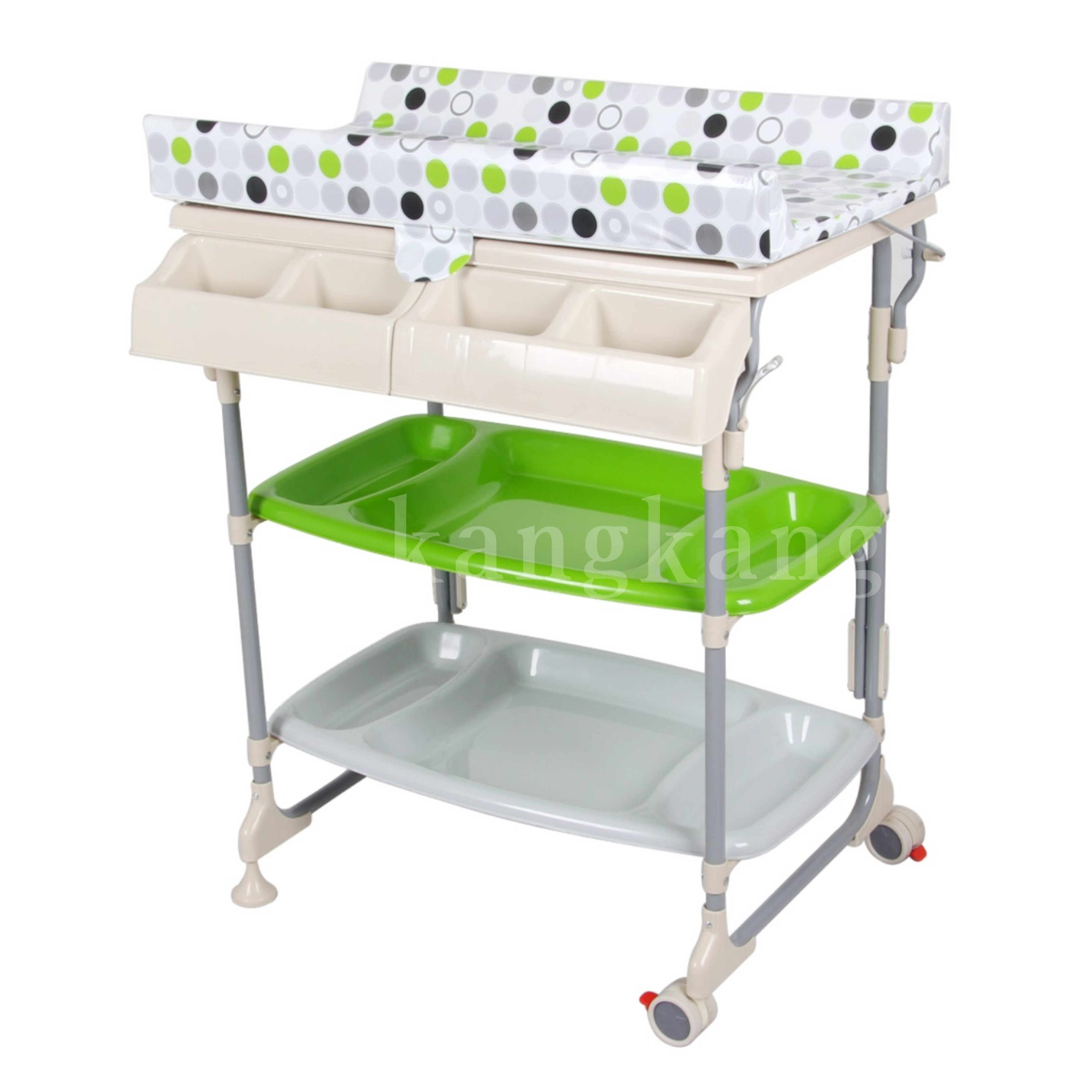 Changing diaper table with soap box