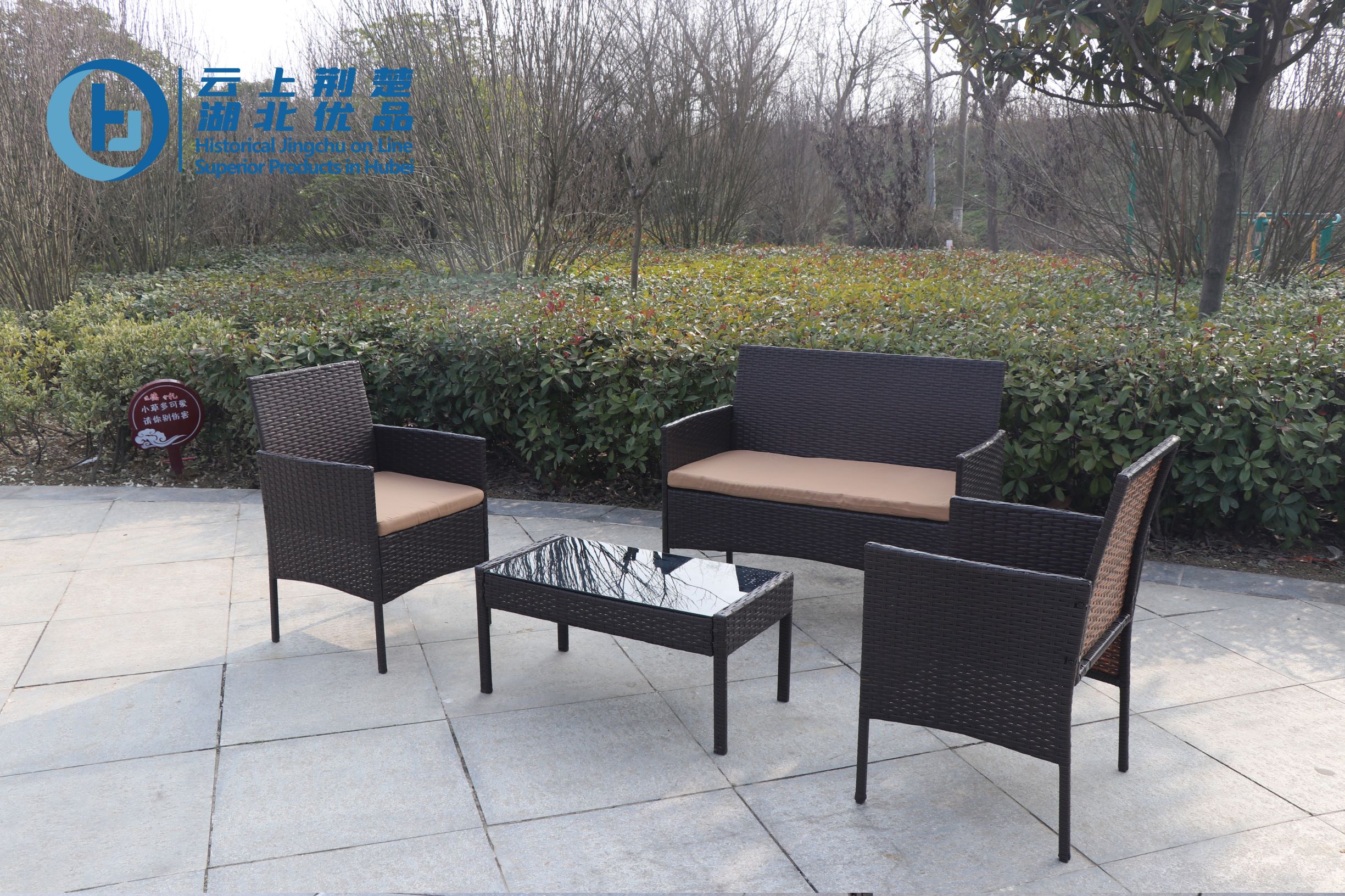 rattan sofa