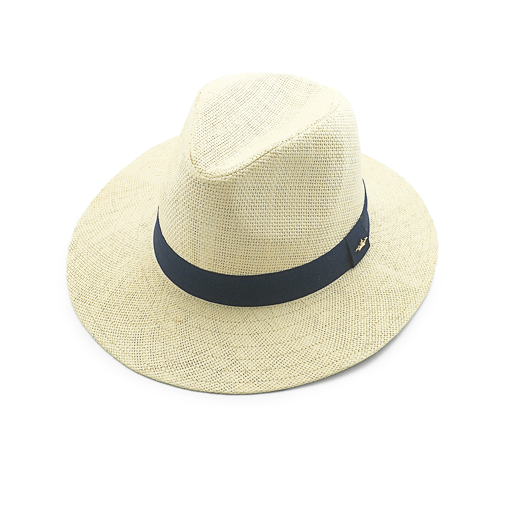 2020 Cheap summer beach plain straw beach hat wholesale women panama hat
