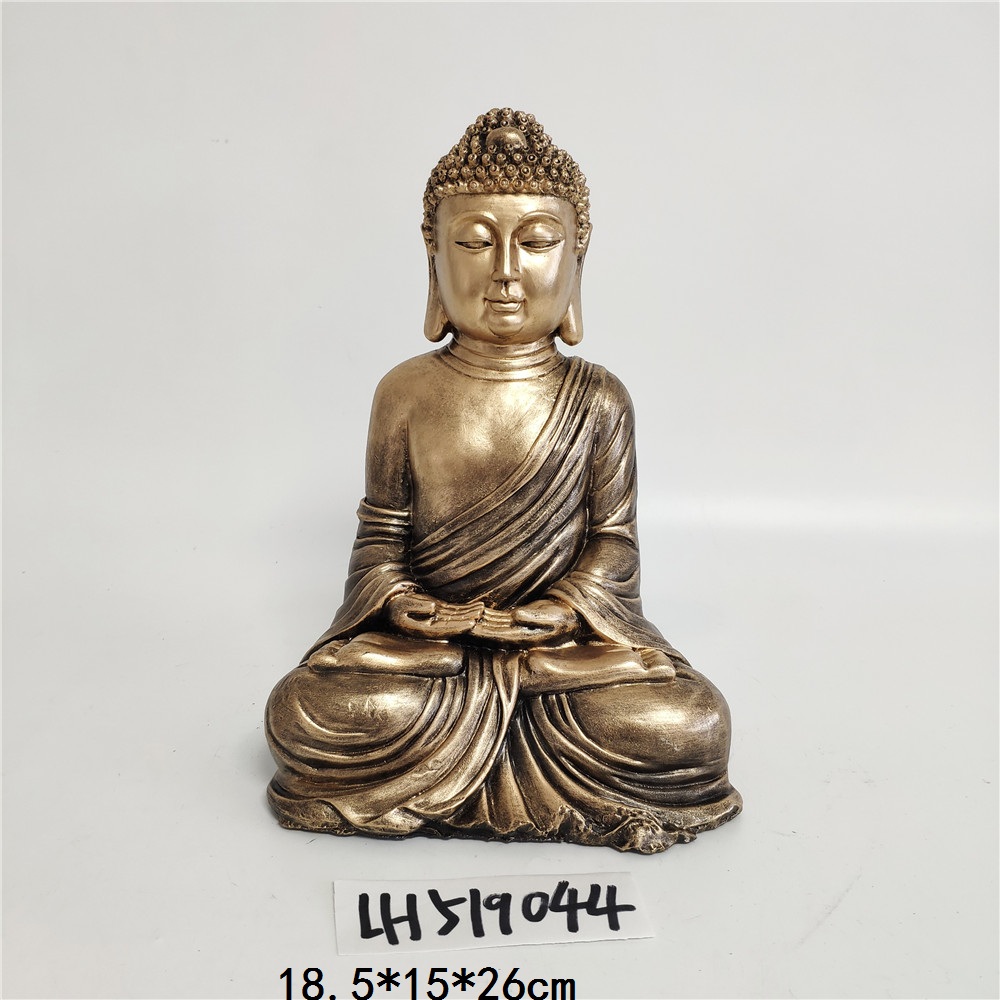 polyresin buddha home decoration zen garden