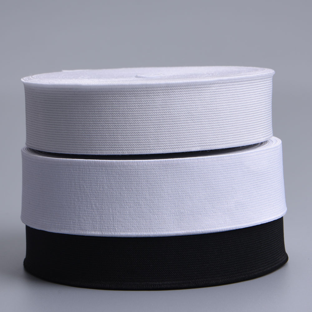 20mm 25mm 30mm 35mm 40mm 50mm 6.1g/cm.m Woven Elastic Waistband Webbing