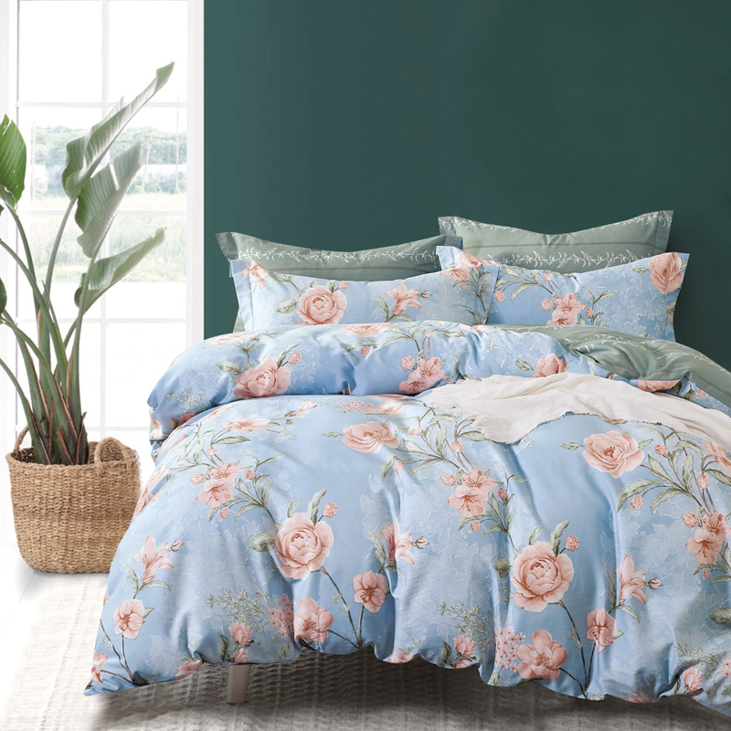 Comforter printed,flast sheet,pillow case