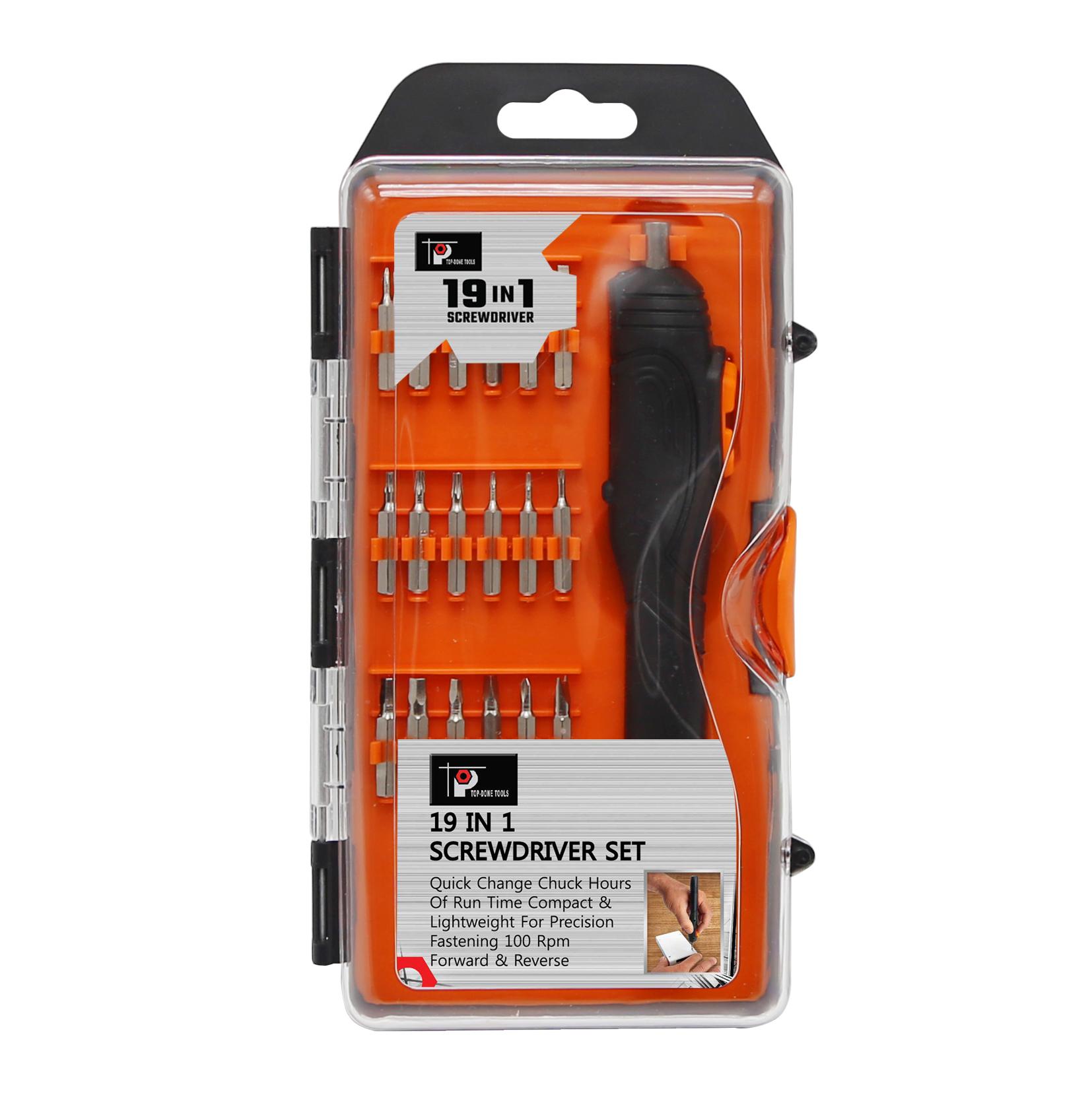 19-in-1 Compact Cordless Screwdriver Set