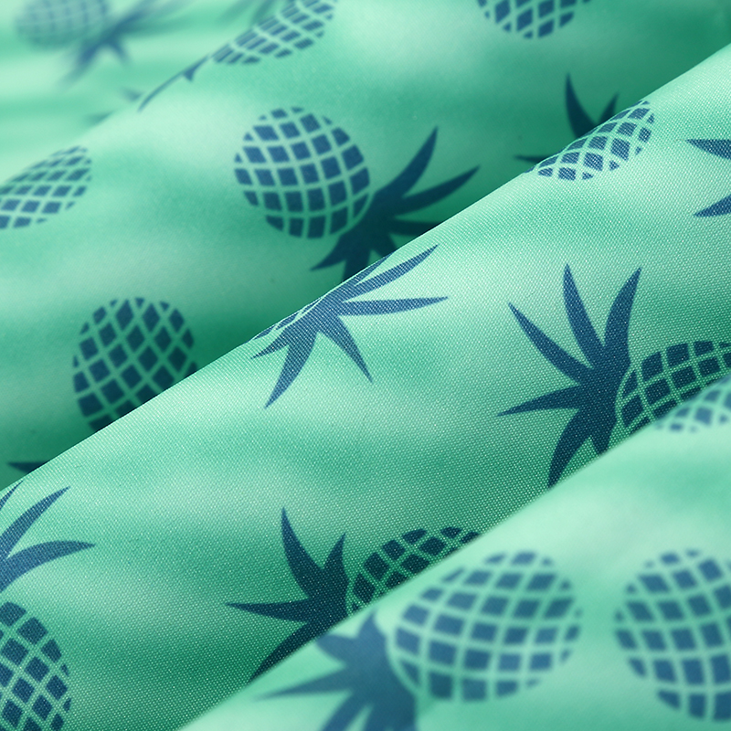 100% polyester 228T taslan printing ,pu milky coating
