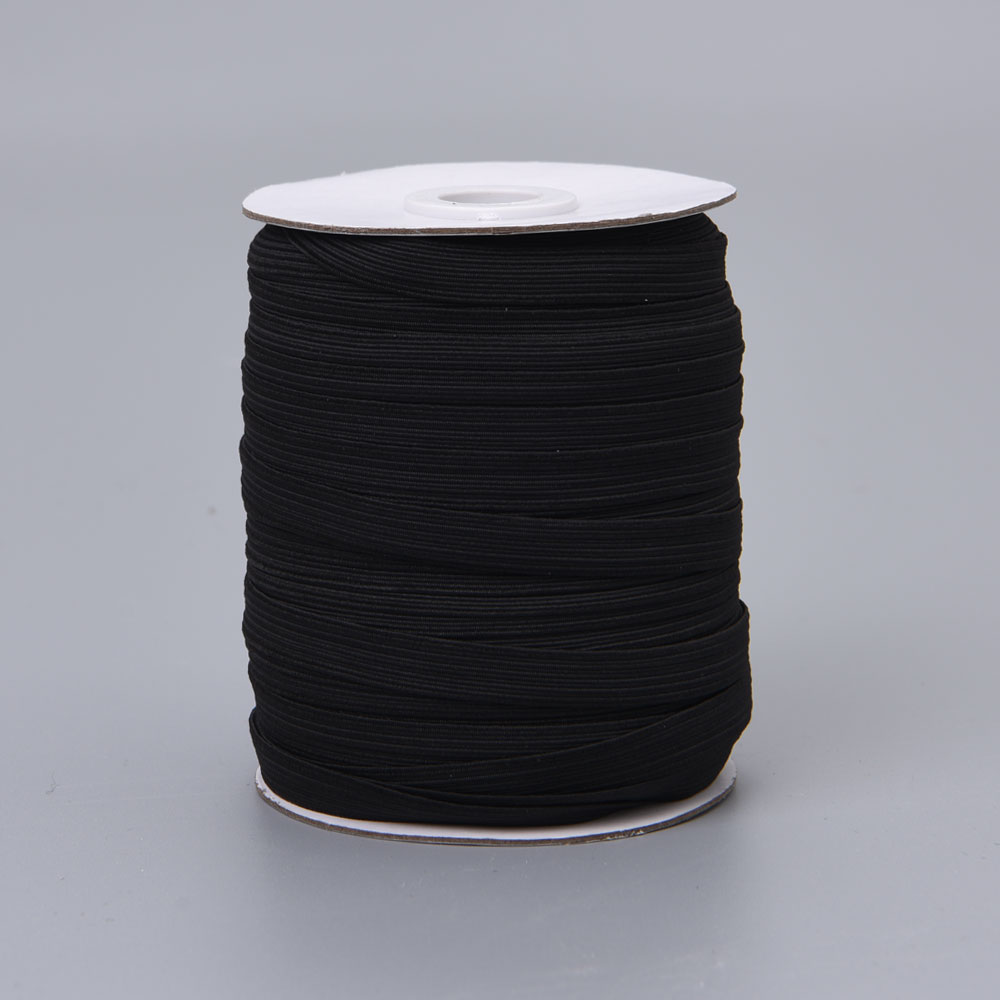 9mm 16cord White Latex Elastic Braid PP Covered