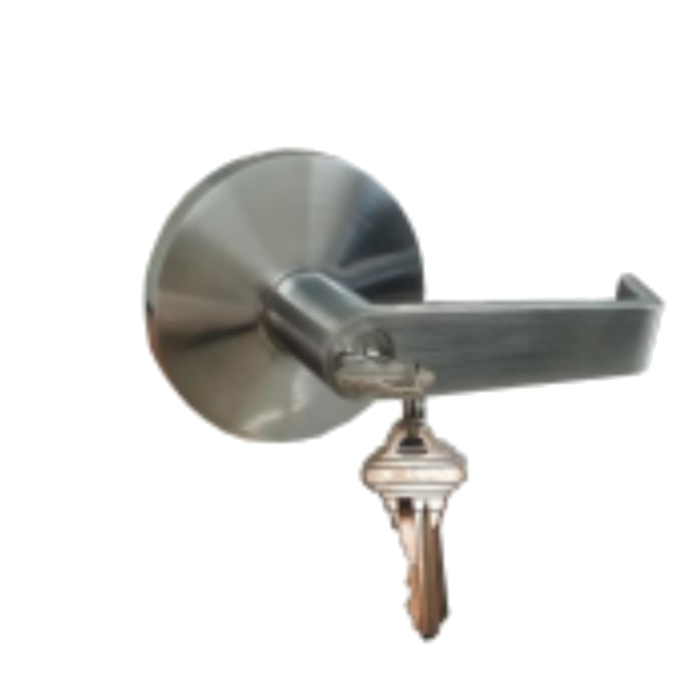 Outside trim for panic exit device