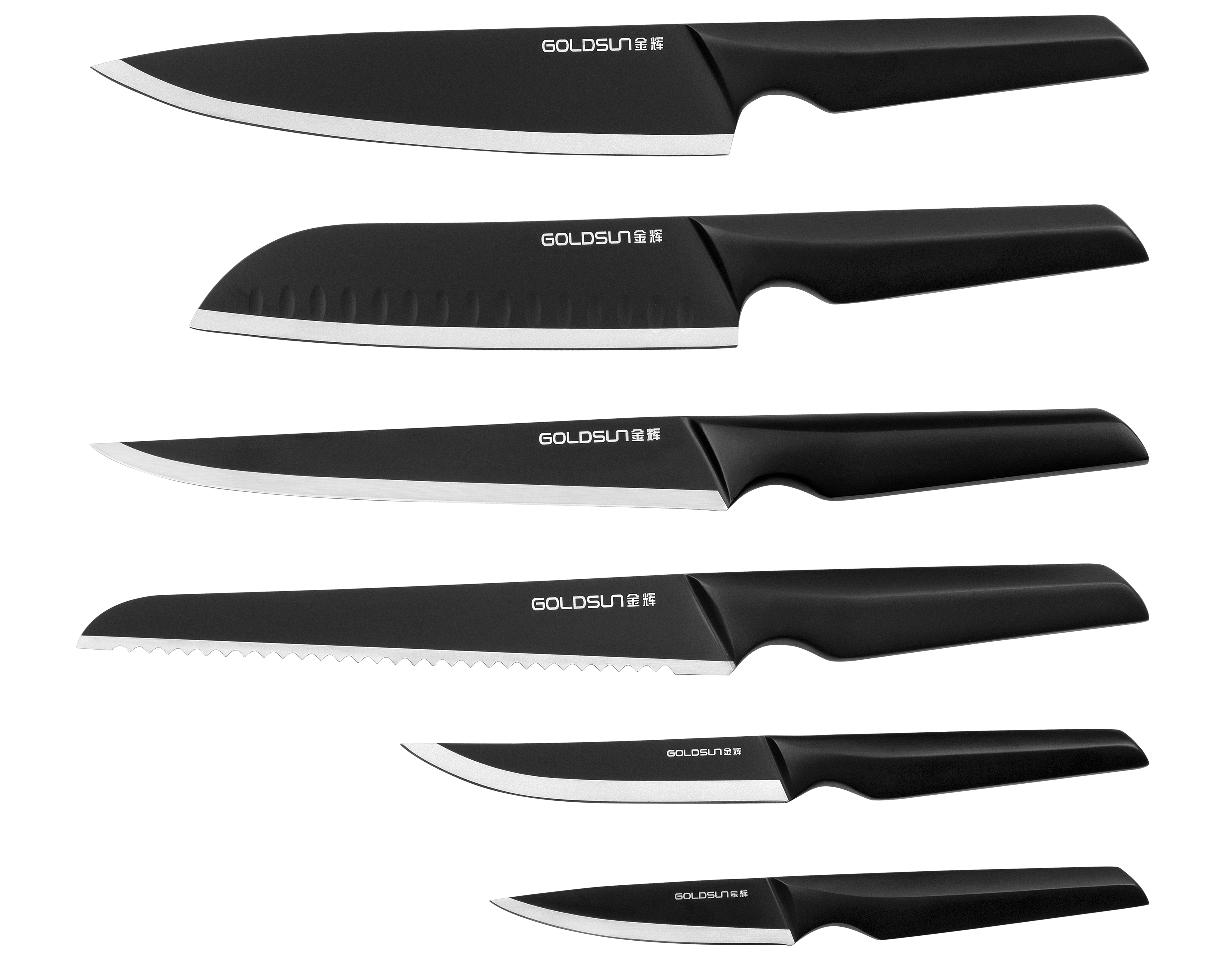 EXP hollow handle knife ：Chopper，Chinese cleaver，chef's knife, santoku knife, slicing knife, bread knife, steak knife，utility knife, paring knife