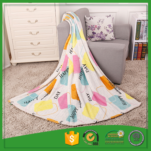Print Coral Fleece Blanket