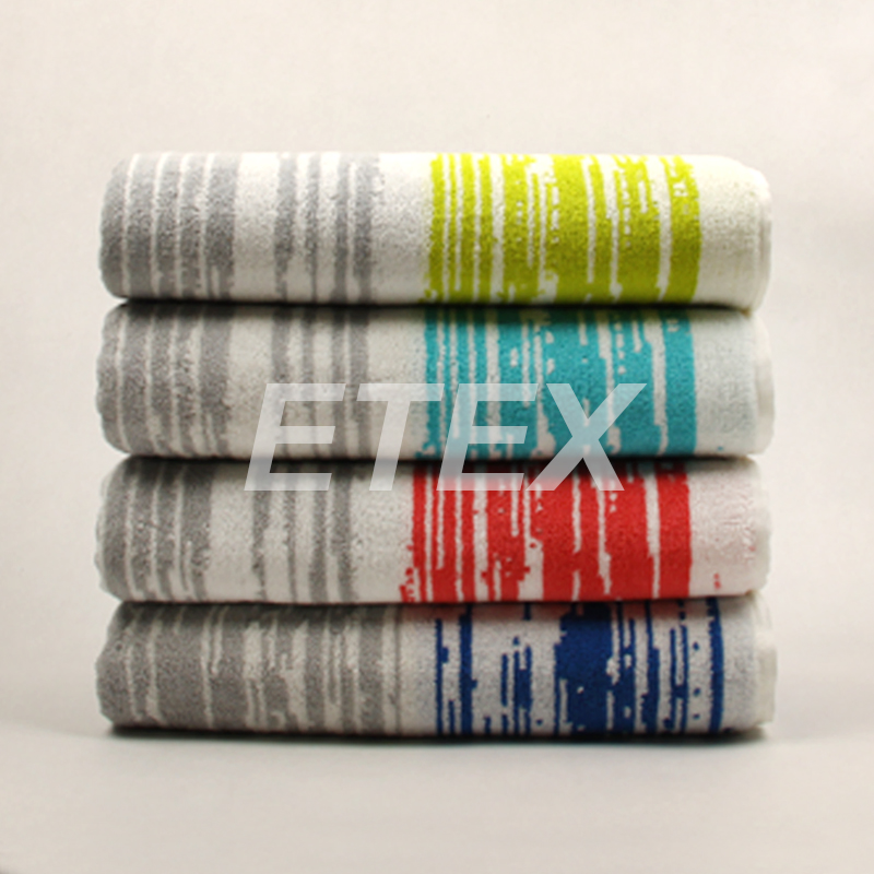 yarn dyed jacquard towel