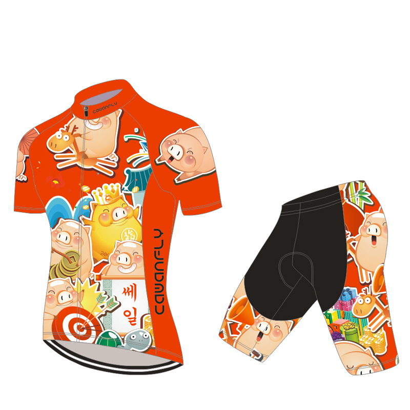 100% Polyester Dry Fit Customized Summer Club Design Cycling Bicycle Uniform