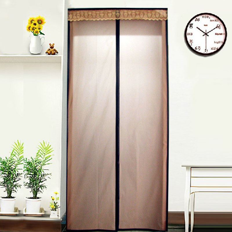 brown EVA plastic MagneticScreen Door Curtain