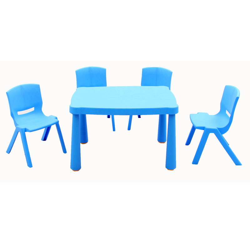 1 Outdoor leisure furniture Kids plastic chair and table set