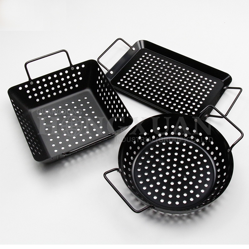 3pcs BBQ grill pan