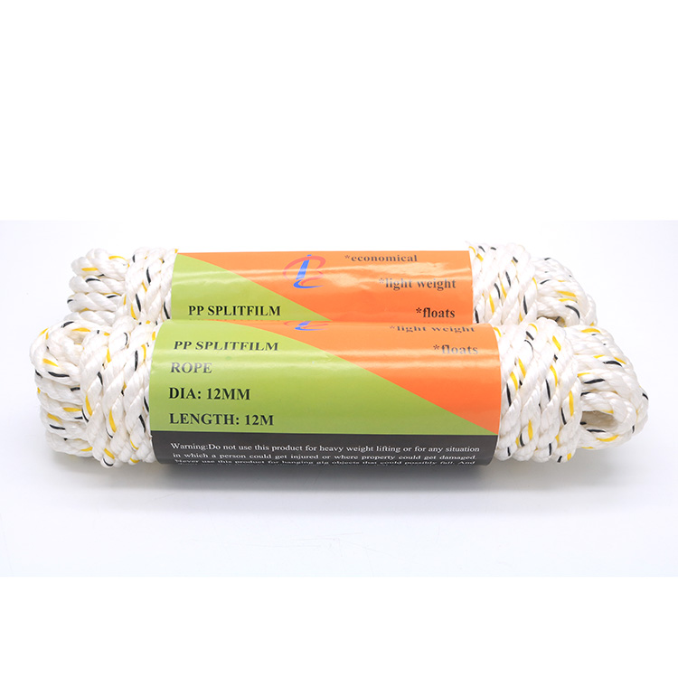 PP muiti 3 strands twisted rope