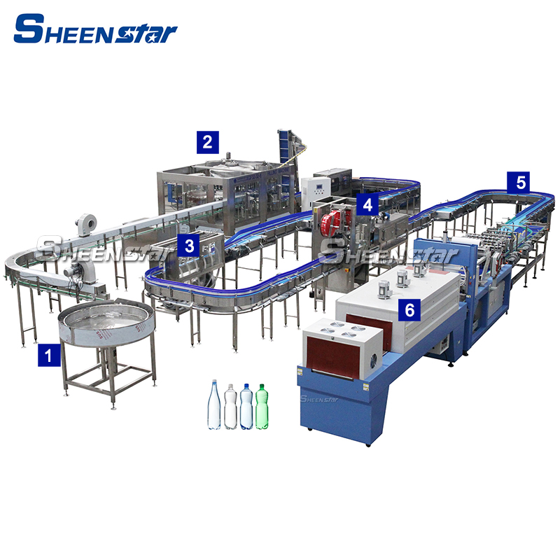 15000bph package drinking water filling bottling plant