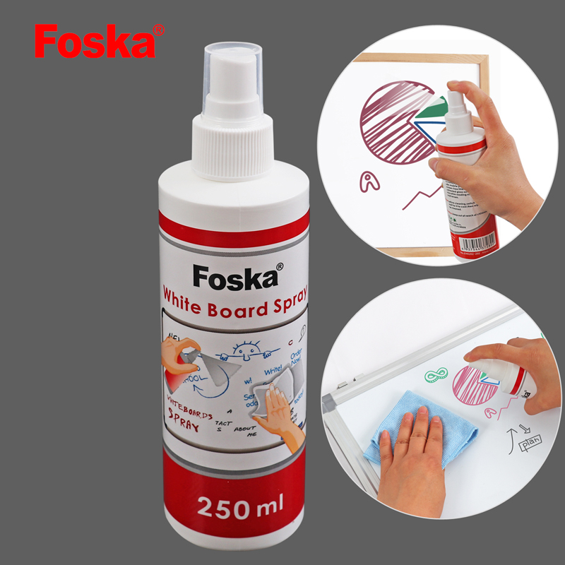 Foska Hot Sale No Alcohol Whiteboard Cleaning Screen Glasses Spray